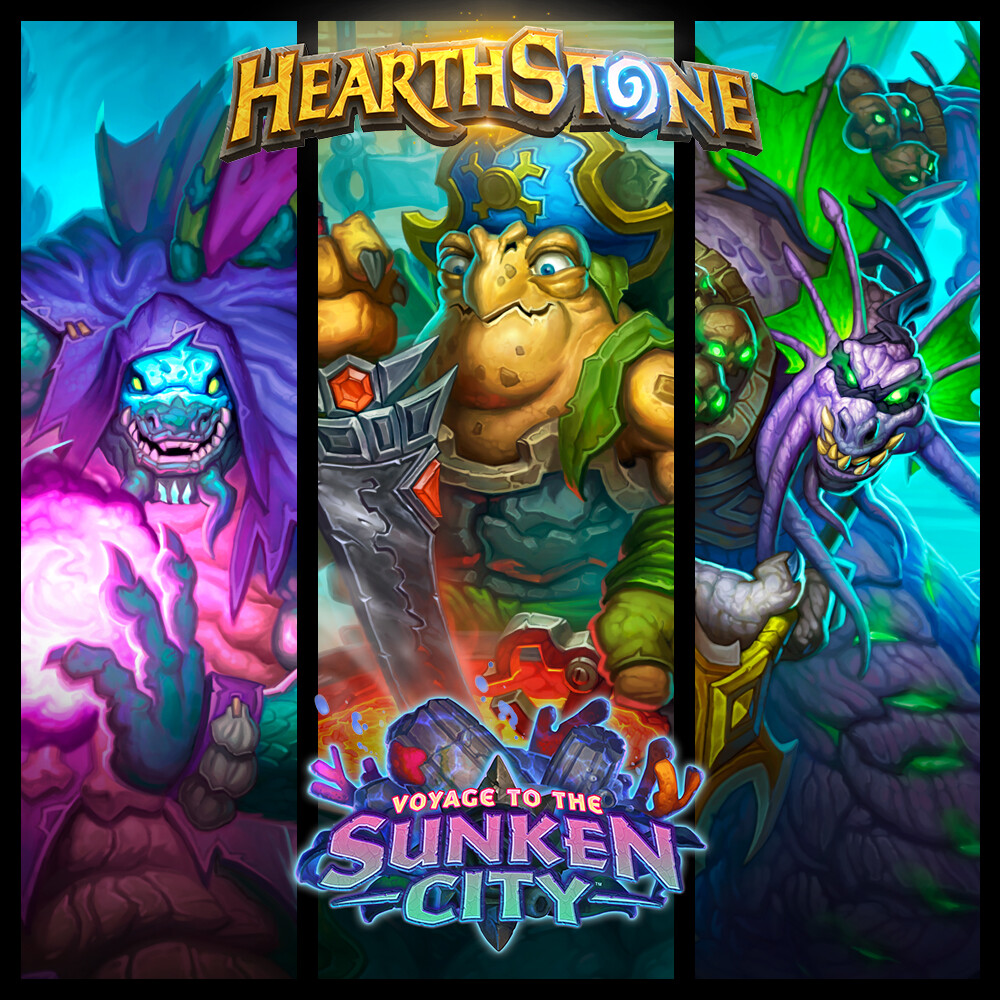 'بازی اورجینال Hearthstone Voyage to the Sunken City