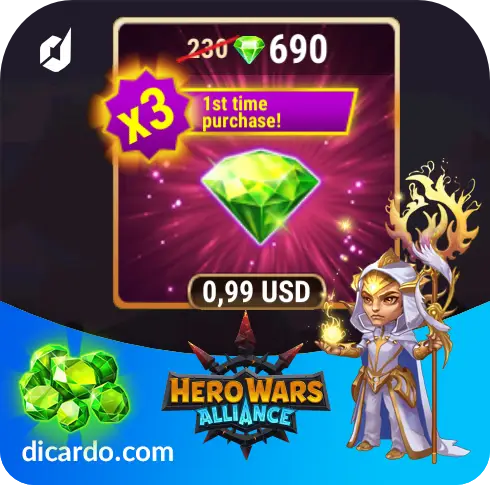 جم بازی hero wars